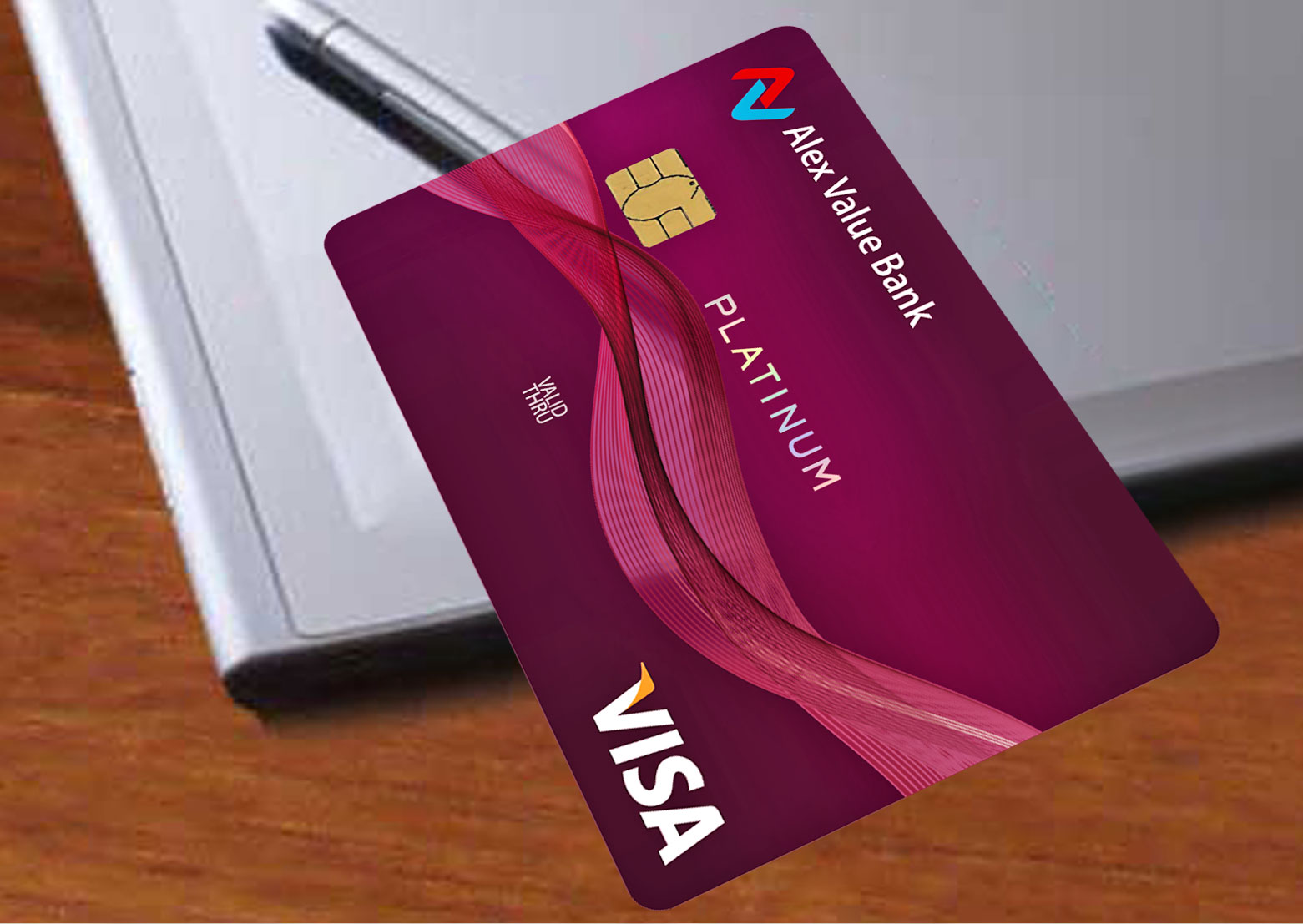Transparent Visa Card